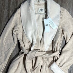 UGG Sz L Women's Soft Tan Robe winter pajama